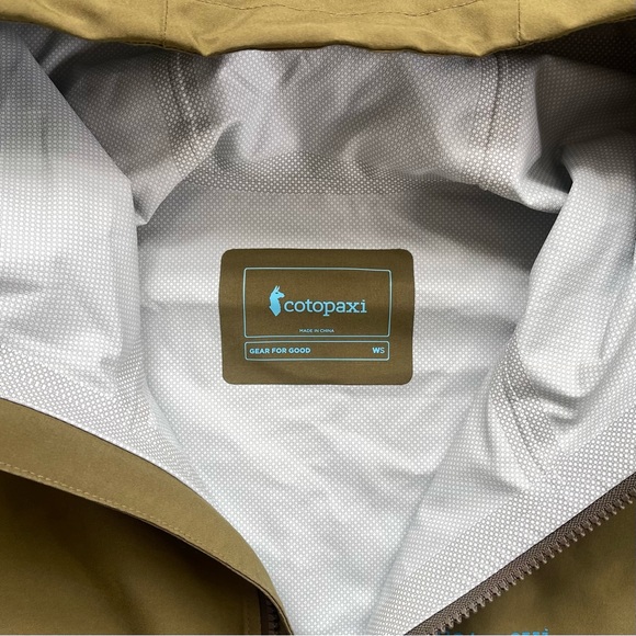 Cotopaxi Women’s Cielo Rain Anorak Jacket in Oak - Picture 12 of 12